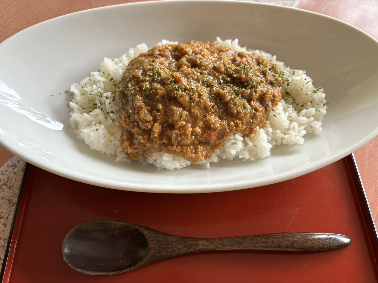 鯛ミンチキーマカレー